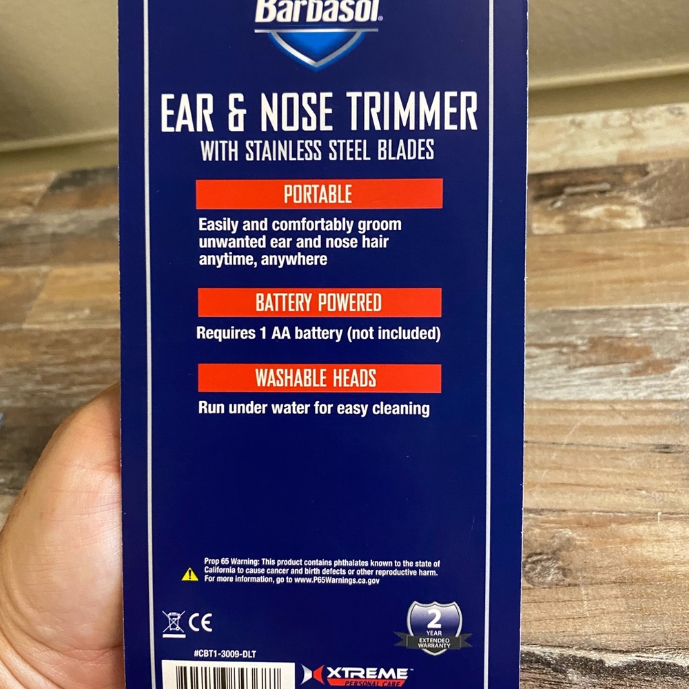 Barbasol ear & nose trimmer new w stainless steel - Picture 5 of 8